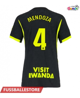 Günstige Atletico Madrid Rodrigo Mendoza #4 Auswärtstrikot Damen 2026-27 Kurzarm
